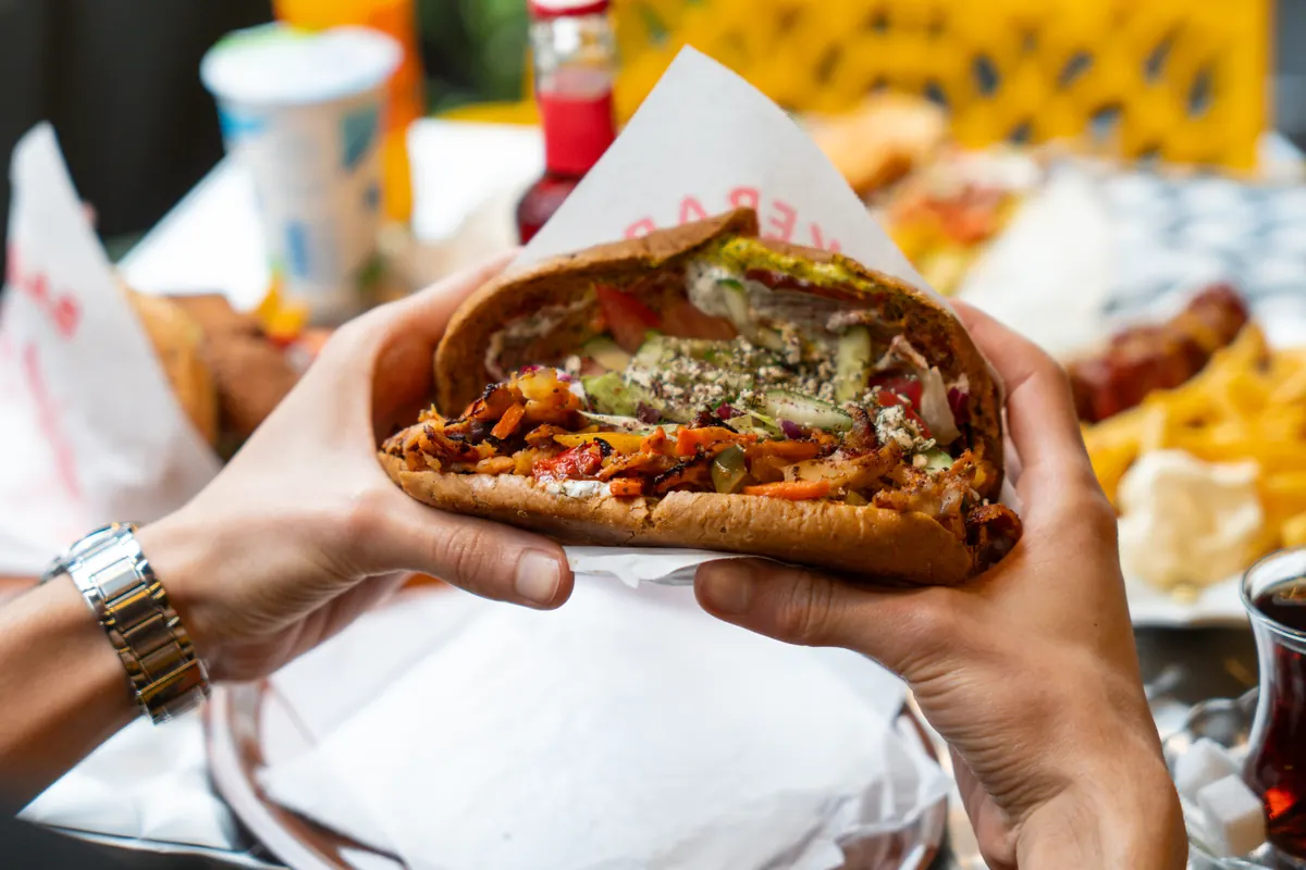 Döner bei Cobi's in Berlin