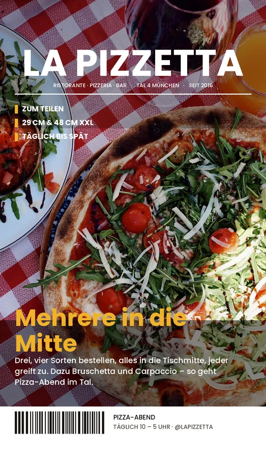 Story „Pizza am Abend“